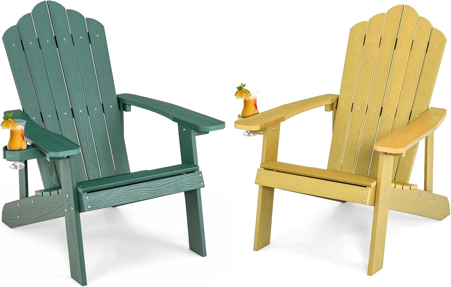 Giantex Outdoor Adirondack Chair - Oversized Patio Chairs