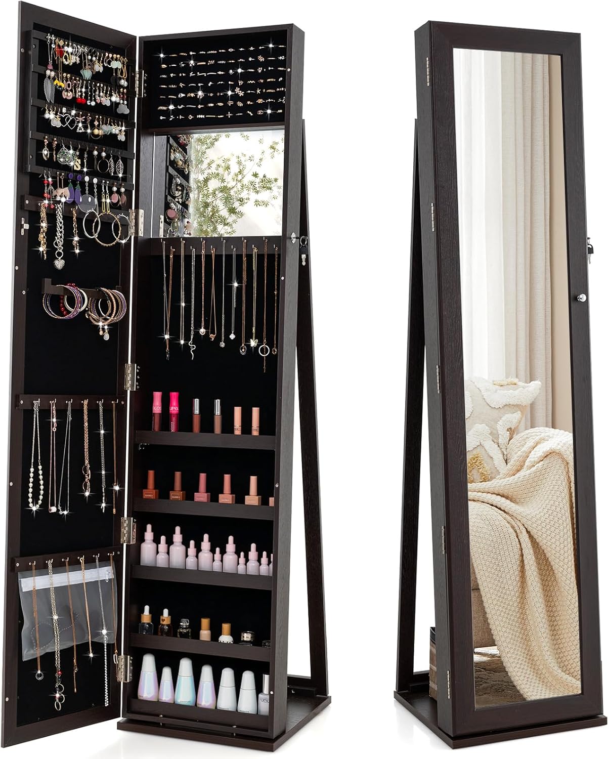 CHARMAID | Standing Jewelry Armoire