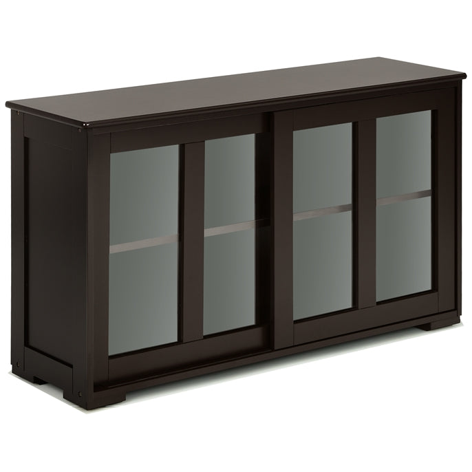 Giantex Buffet Sideboard, Wood Credenza with Sliding Doors