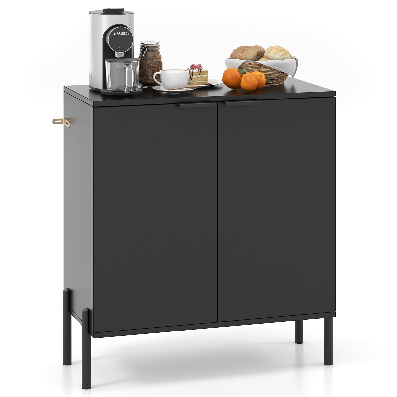 Giantex Buffet Cabinet with Storage, 2-Door Kitchen Sideboard with Storage Cabinet