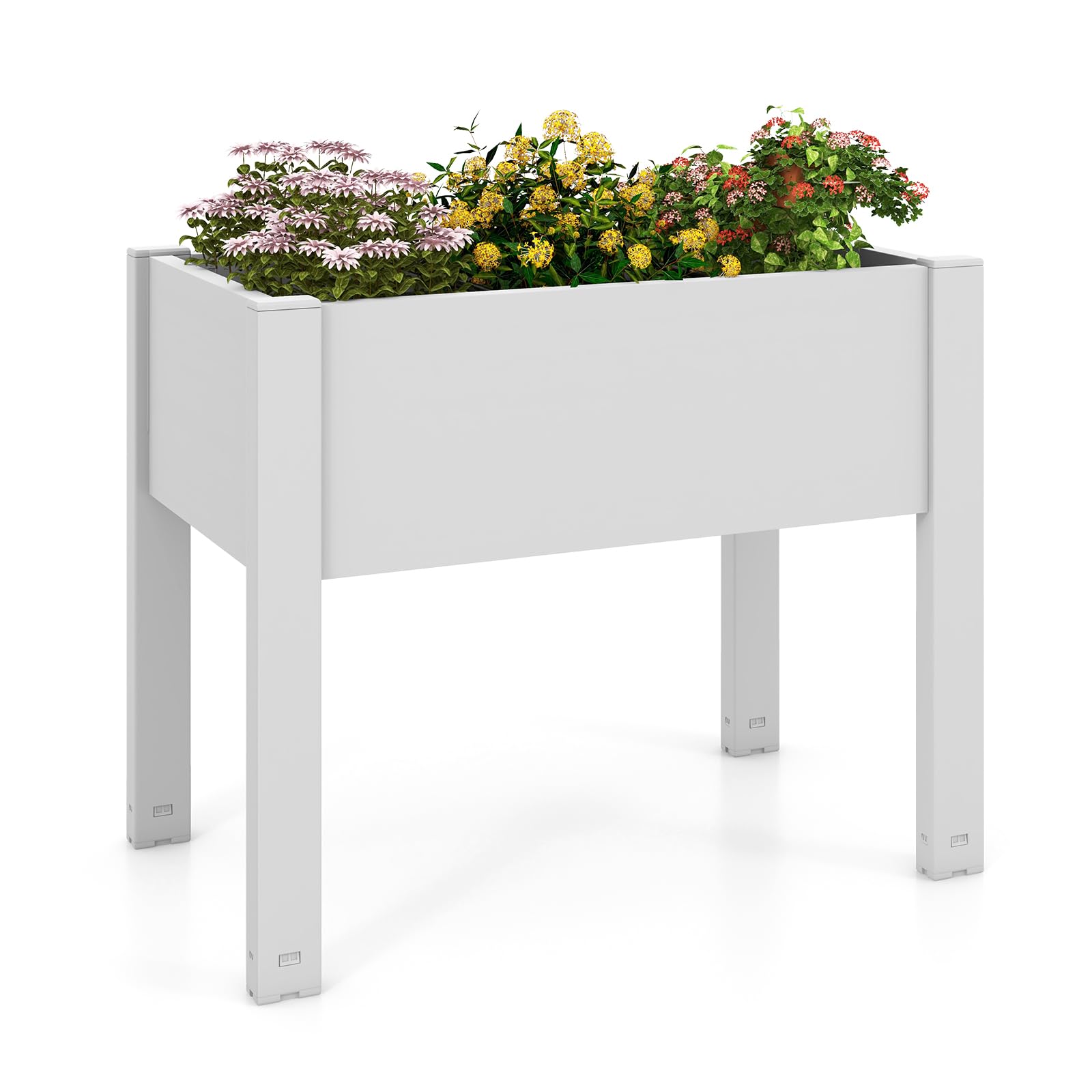 Giantex Raised Garden Bed with Legs, Self-Watering Planter Box with Water Level Indicator