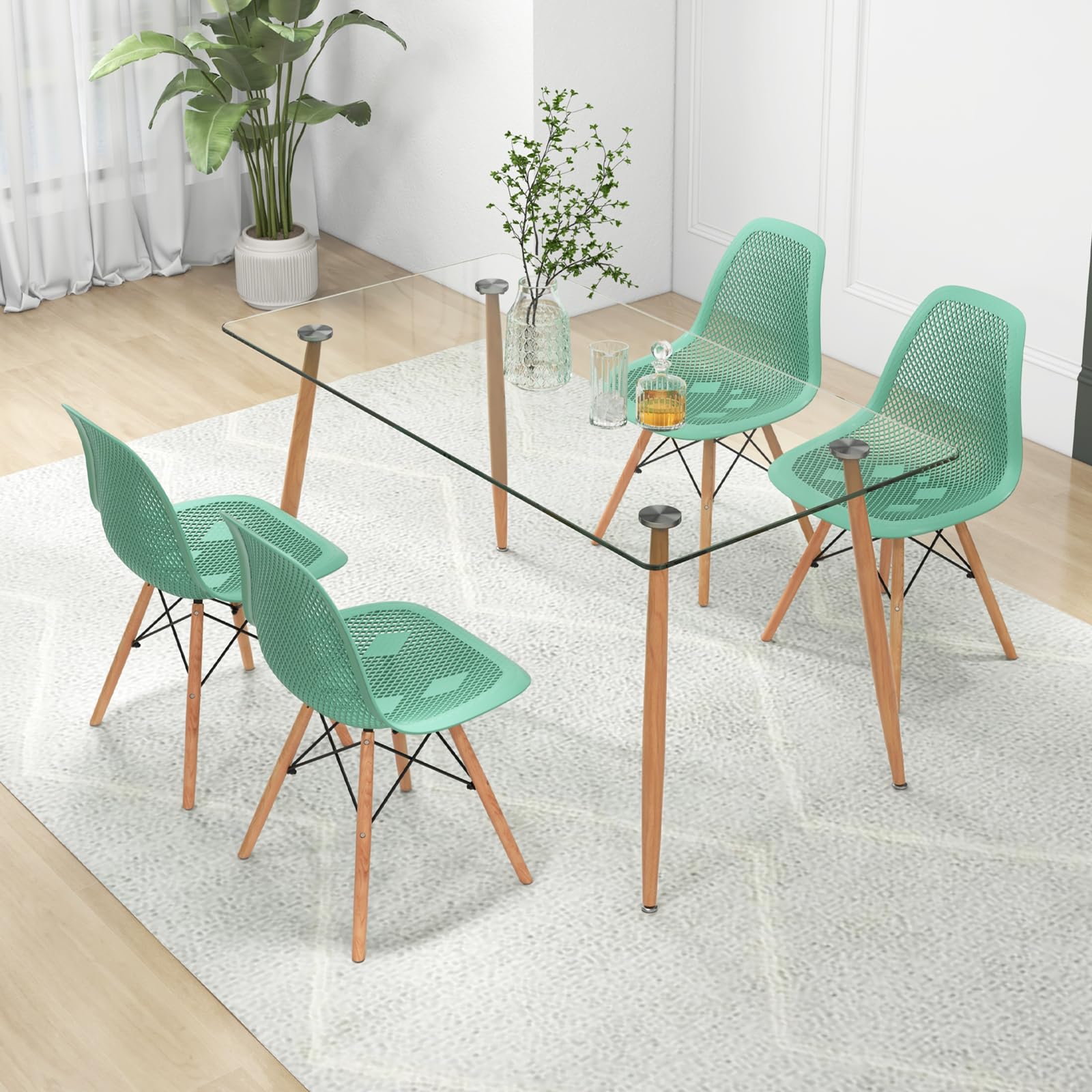 Giantex 5-Piece Dining Table Set