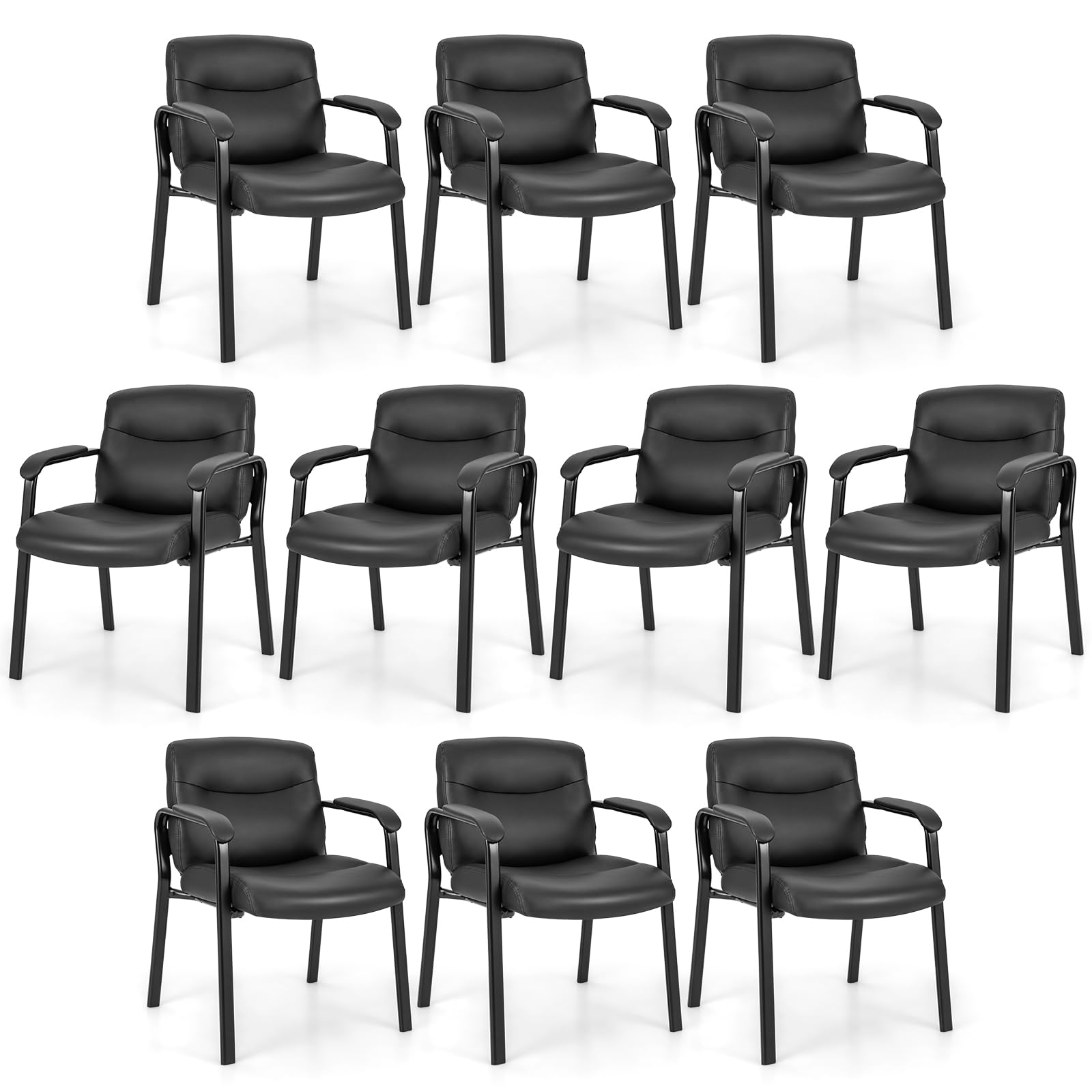 Giantex Waiting Room Chairs Set - Office Reception Chair Set