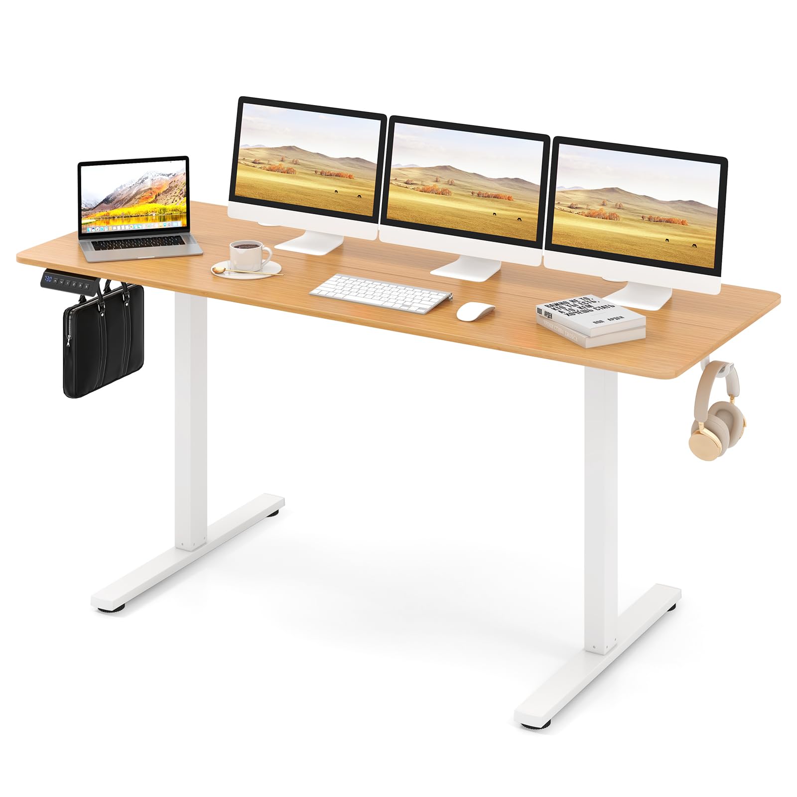 Giantex 63" x 24" Electric Standing Desk with Adjustable Height