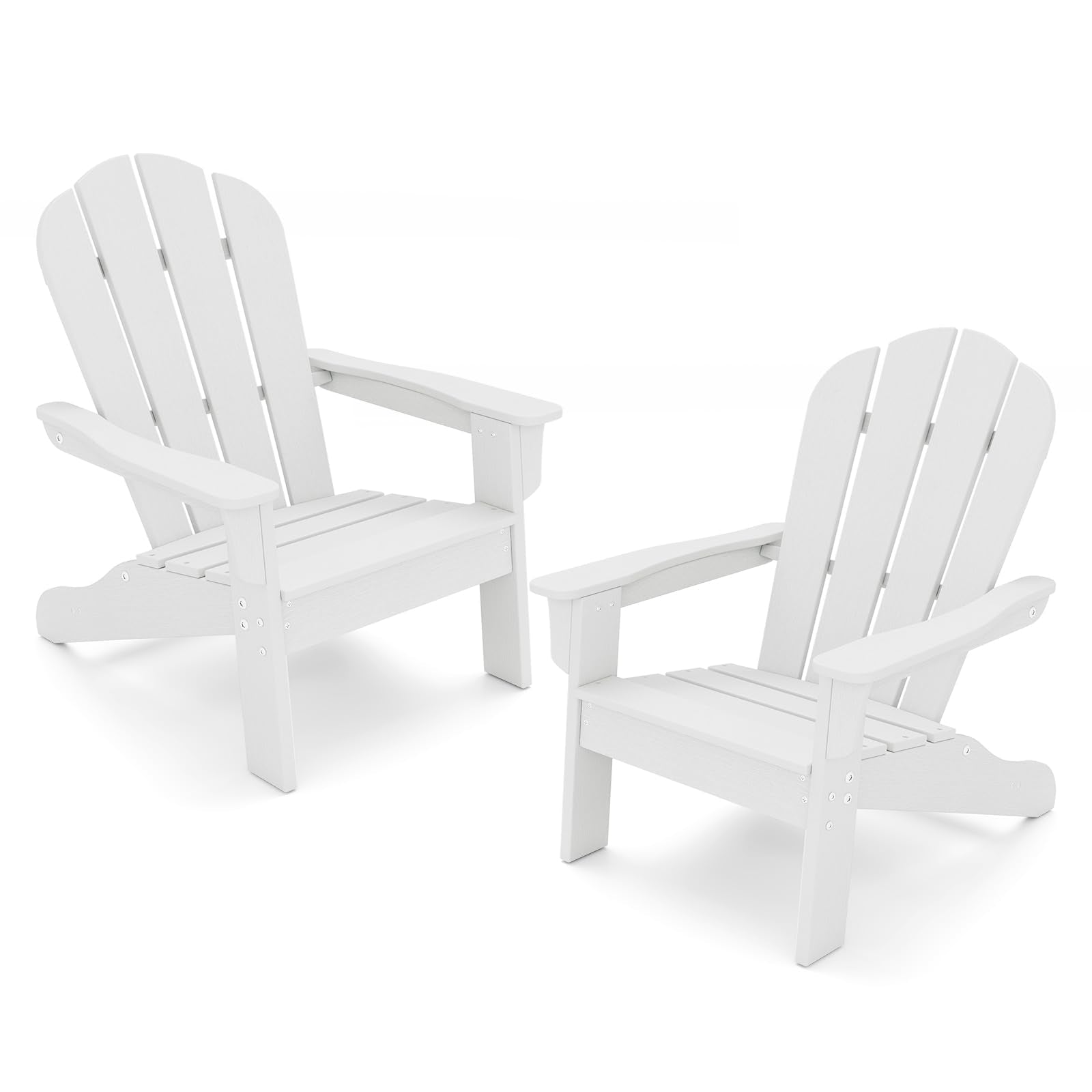 Giantex HDPE Kids Adirondack Chair - All-Weather Lawn Toddler Chair with Ergonomic Design