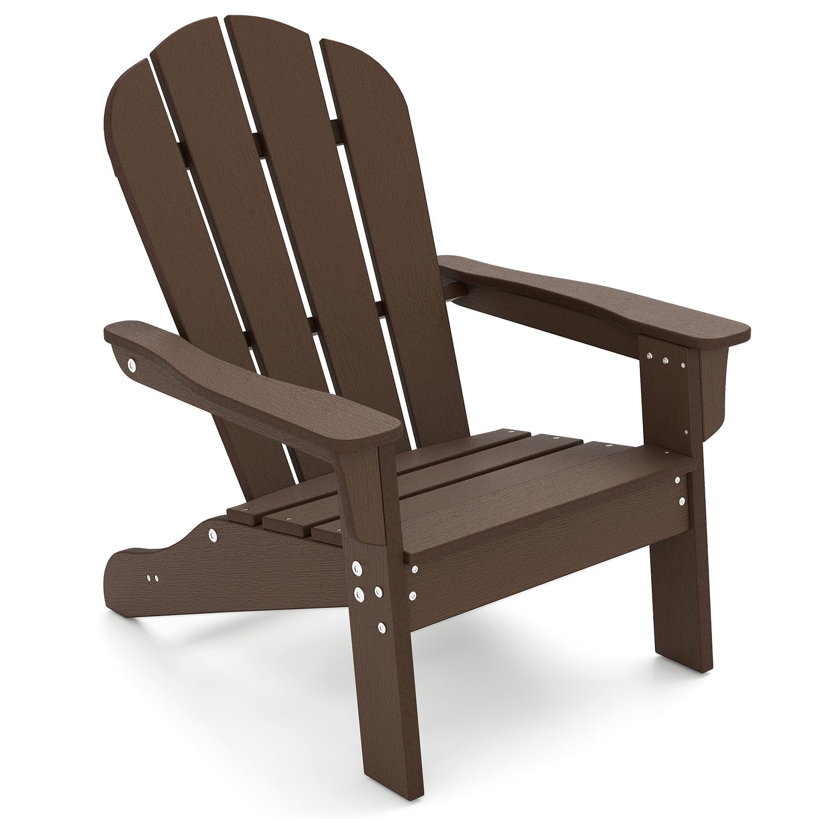 Giantex HDPE Kids Adirondack Chair - All-Weather Lawn Toddler Chair with Ergonomic Design