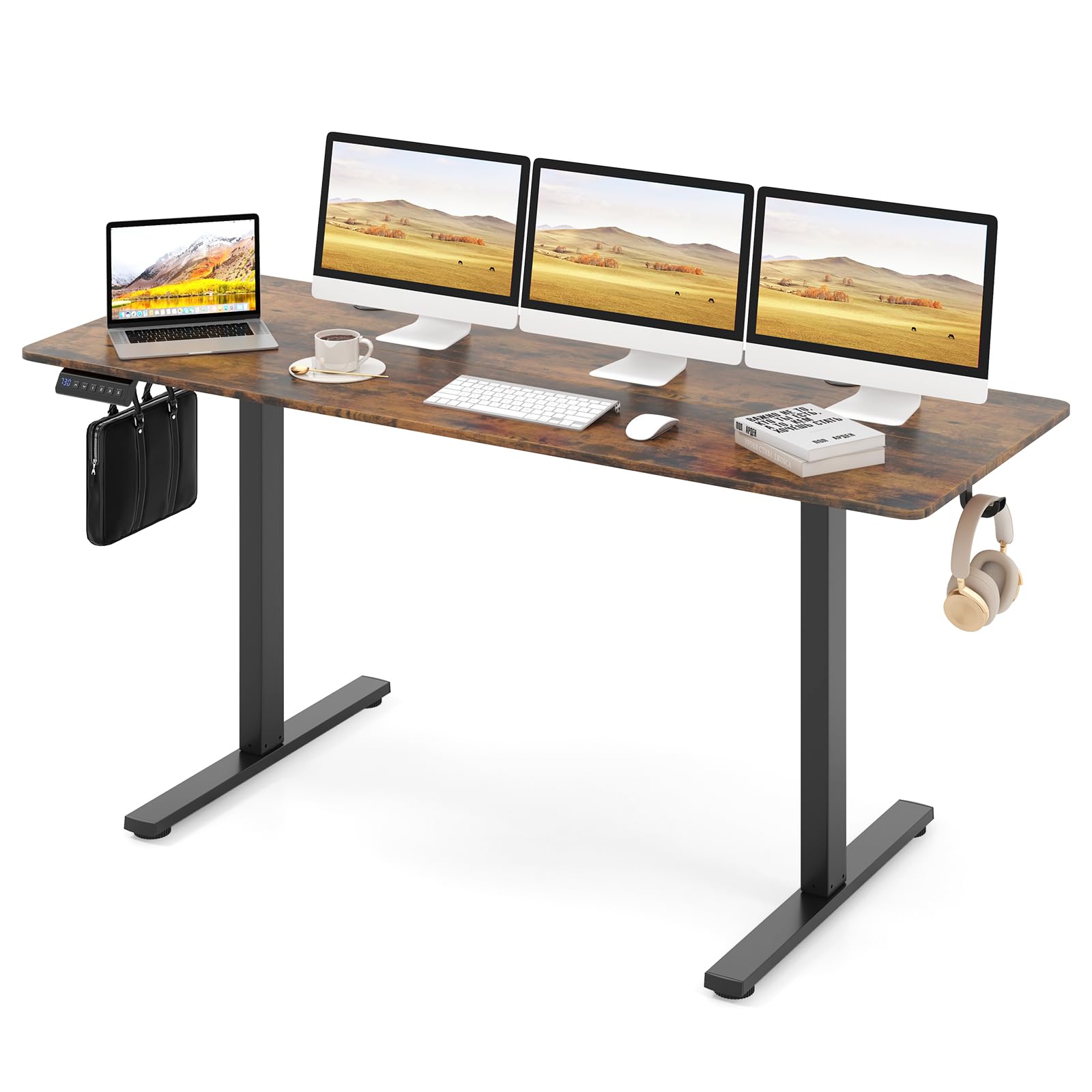 Giantex 63" x 24" Electric Standing Desk with Adjustable Height