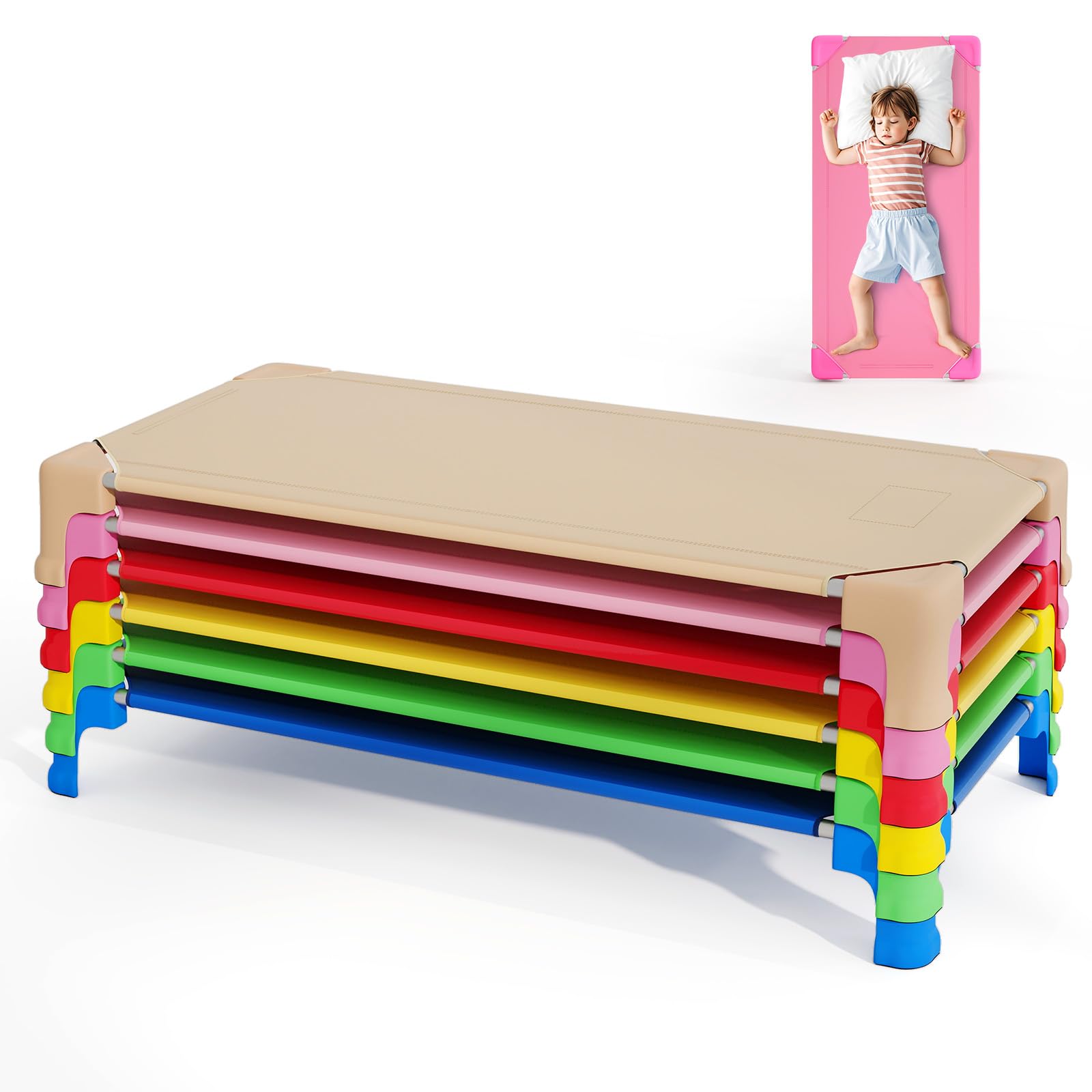 Giantex Stackable Daycare Cots for Sleeping