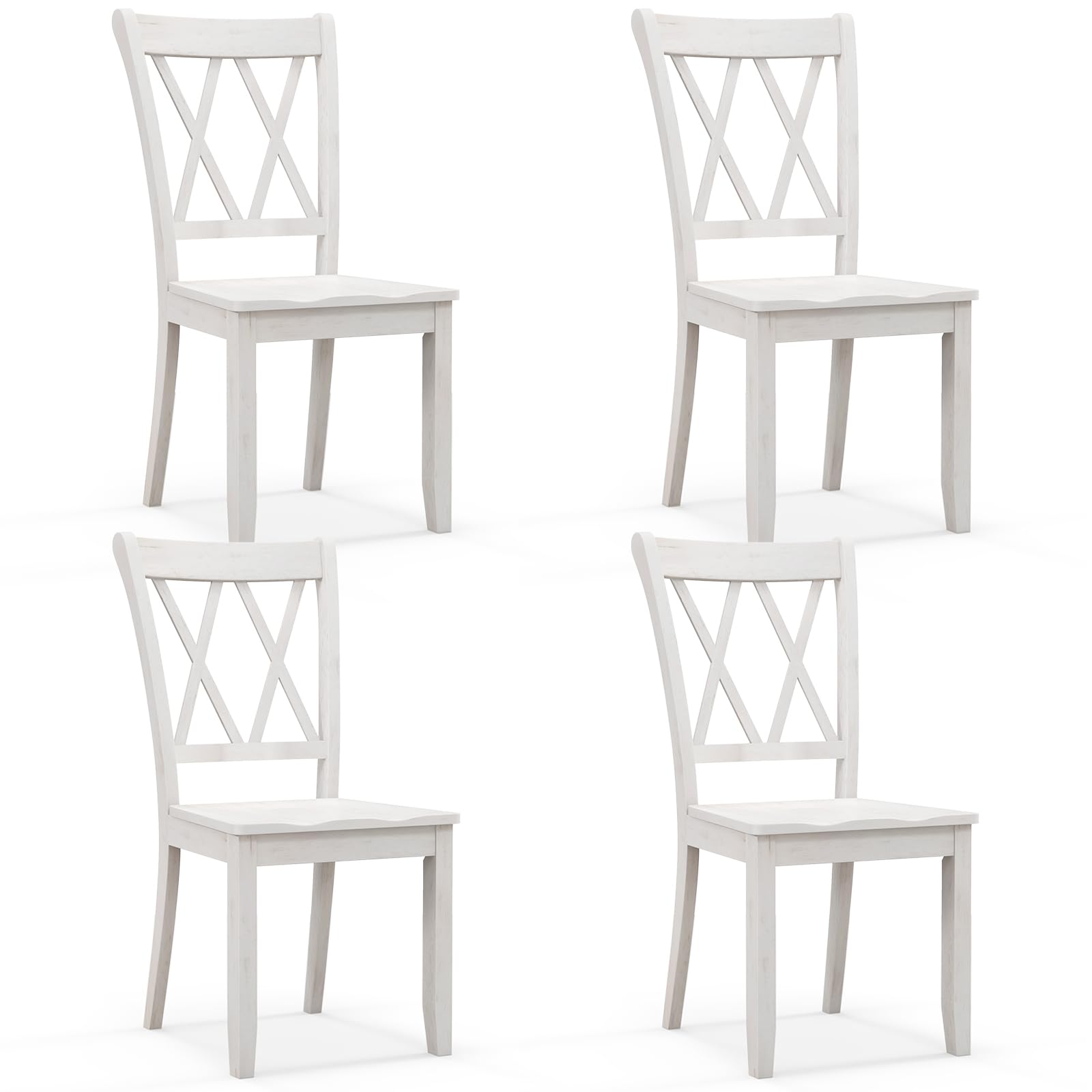 Giantex Rubber Wood Dining Room Side Chair