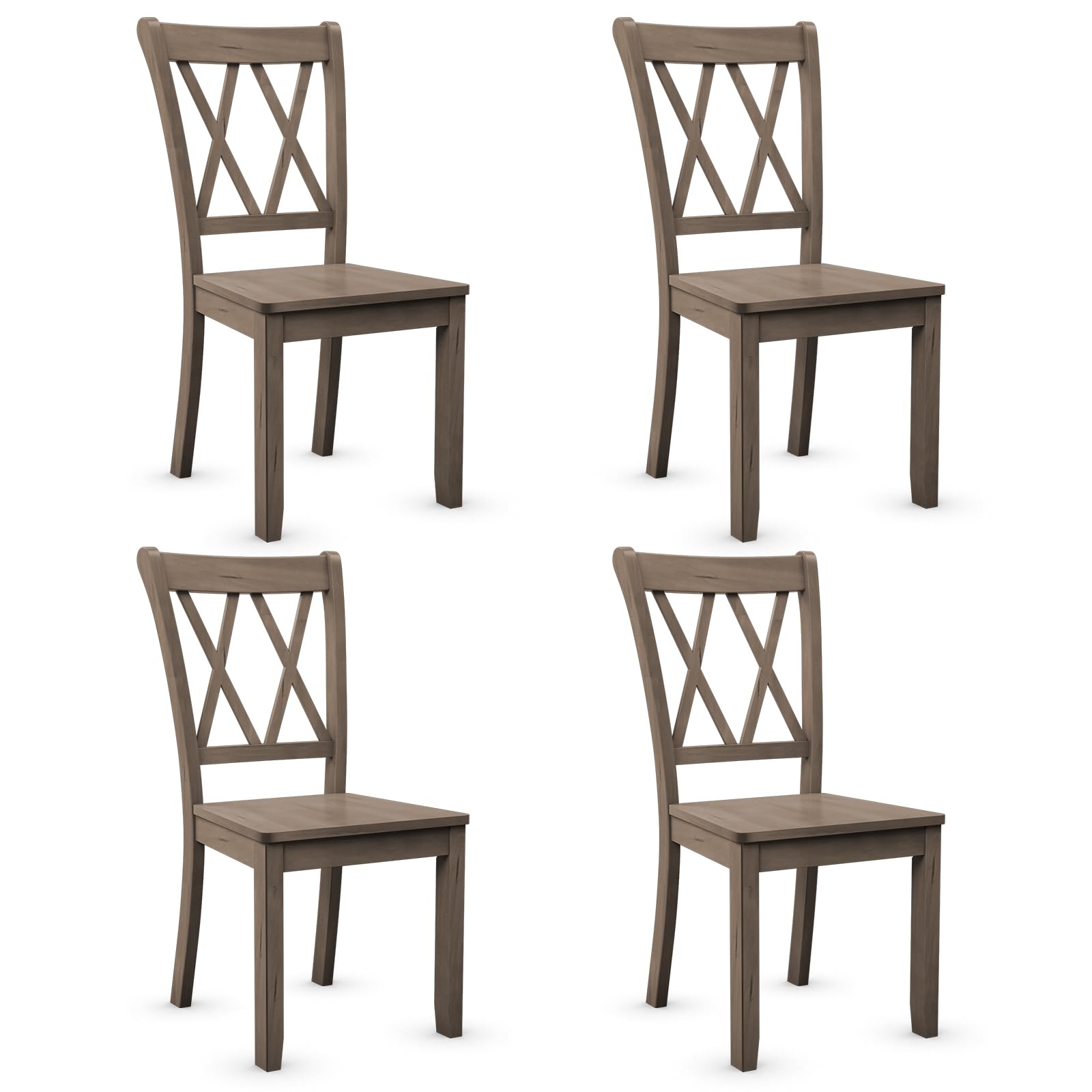 Giantex Rubber Wood Dining Room Side Chair