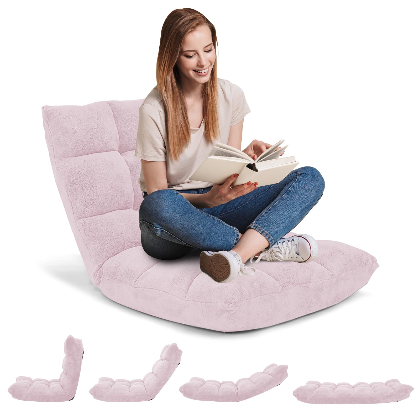 Giantex Floor Chairs for Adults - Floor Gaming Chair