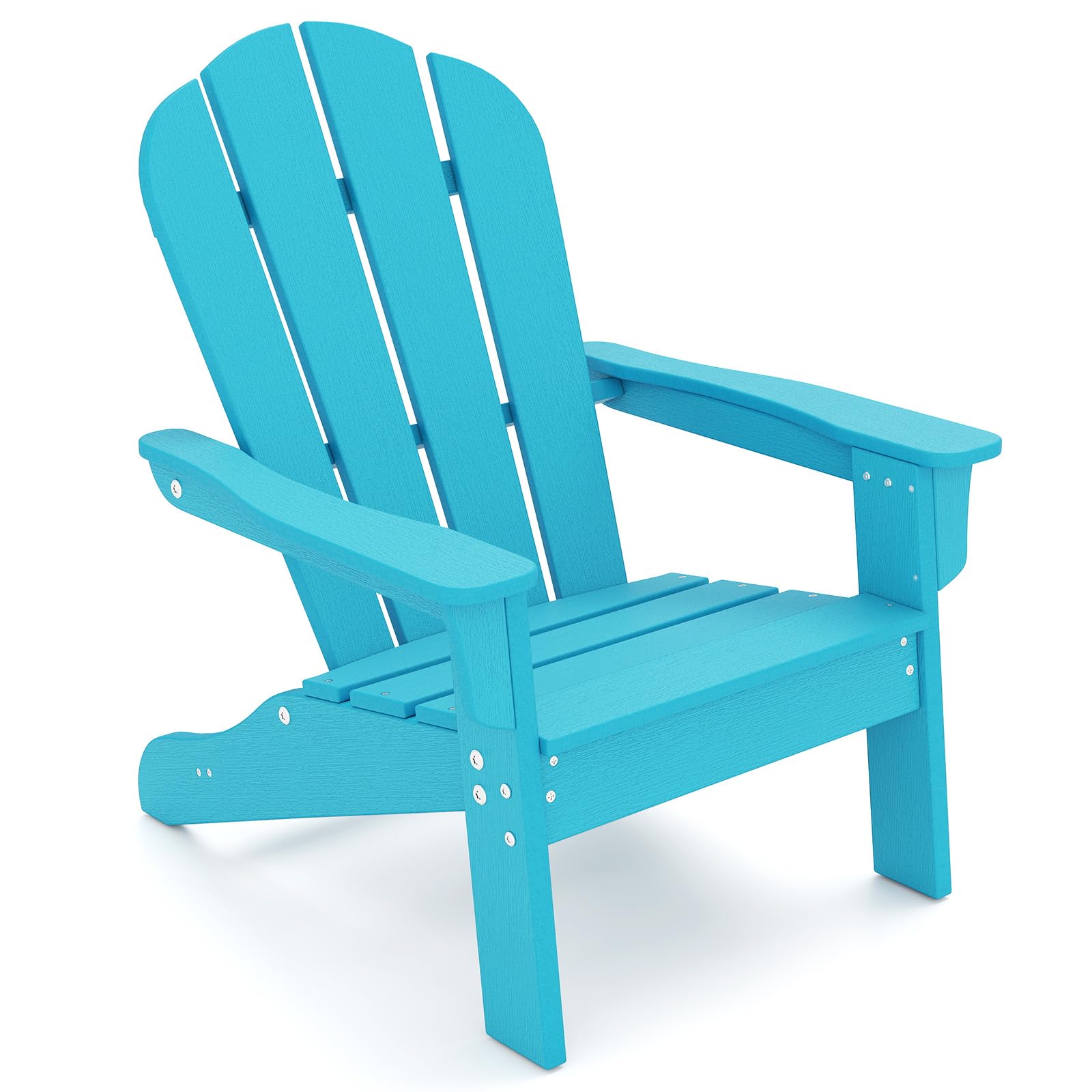 Giantex HDPE Kids Adirondack Chair - All-Weather Lawn Toddler Chair with Ergonomic Design