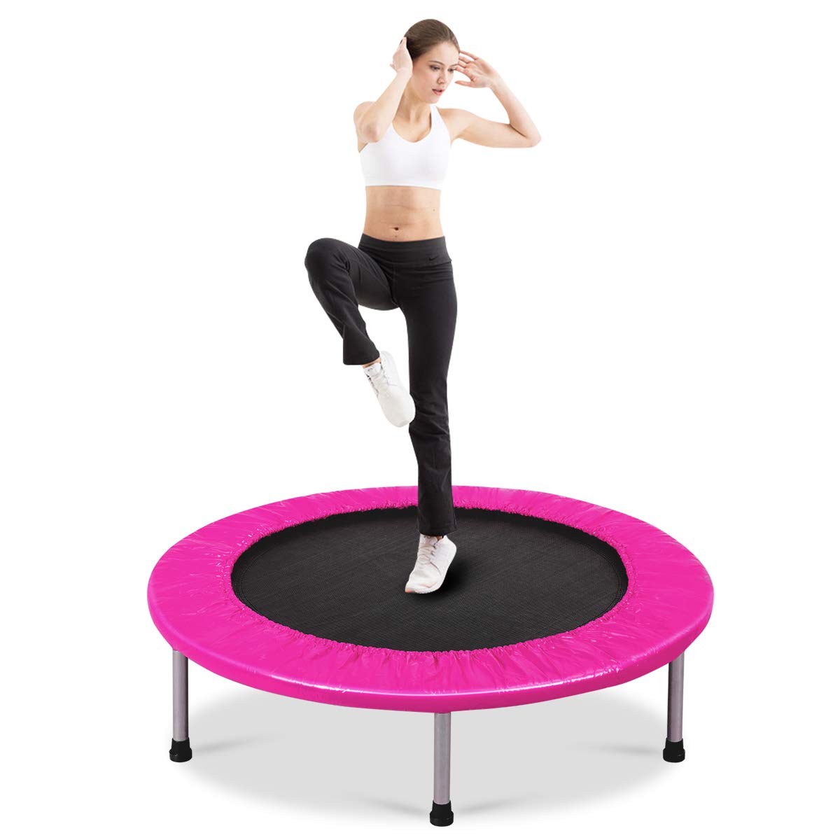 Giantex 36"  Foldable Rebounder Trampoline for Adults