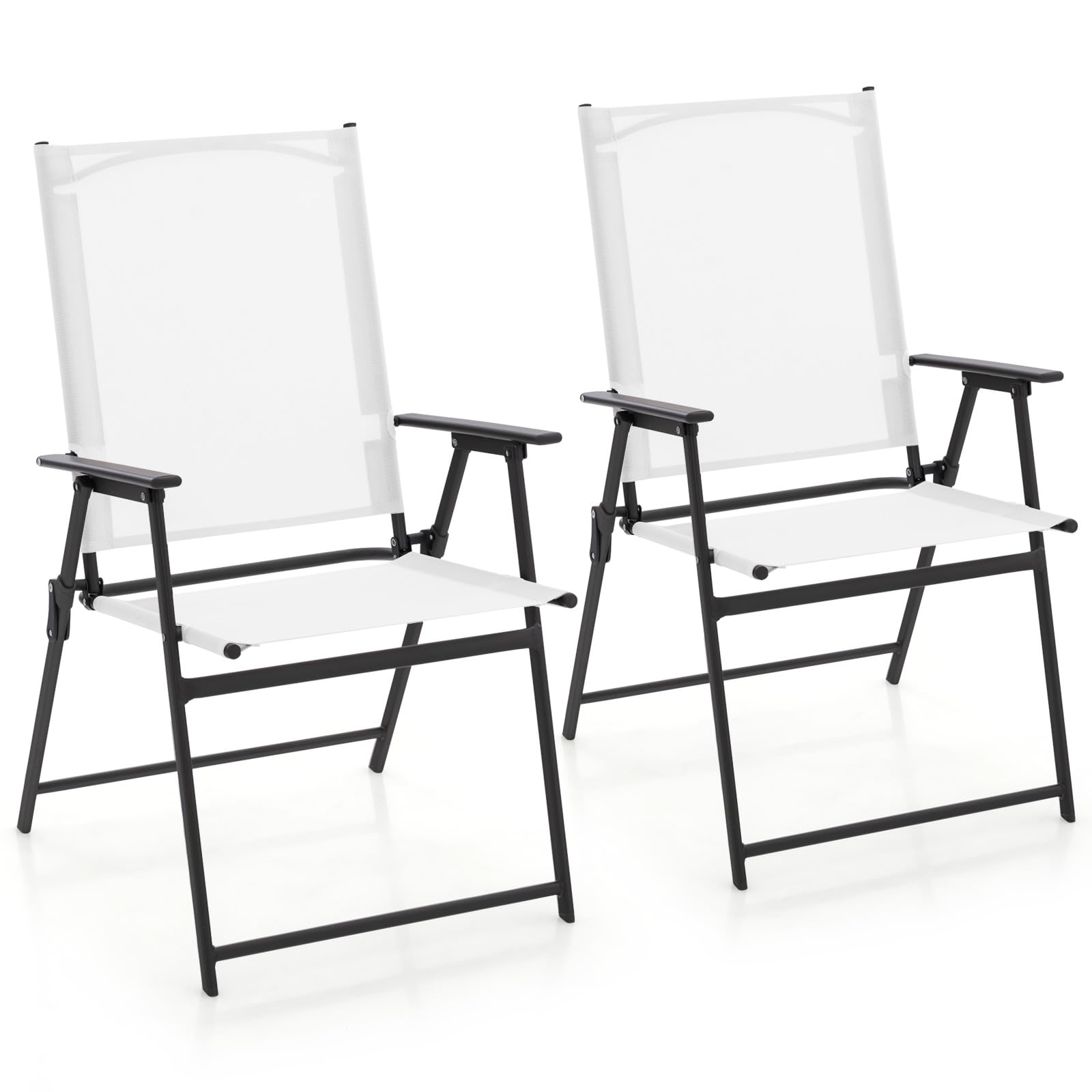 Giantex Patio Folding Chairs Set