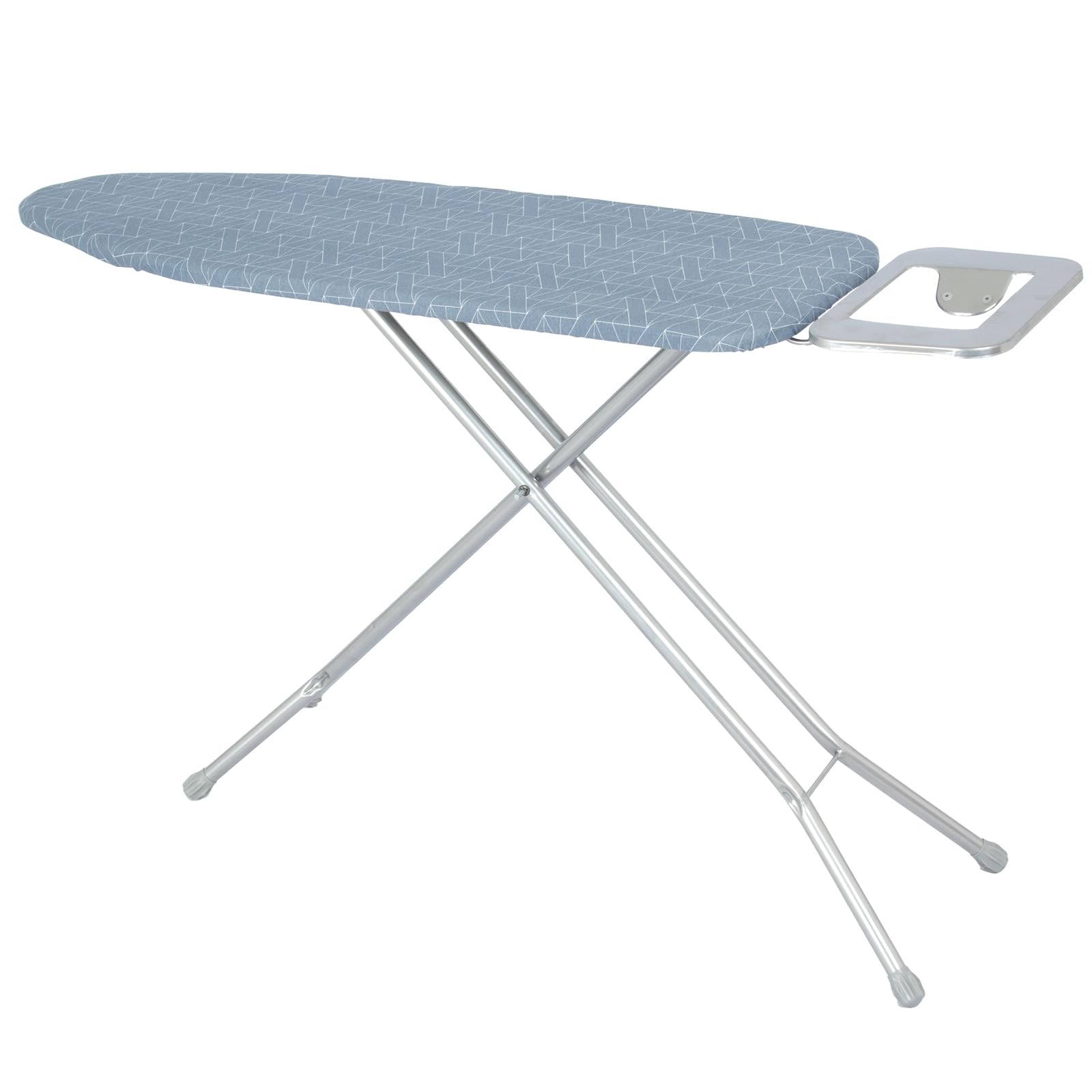 Giantex Ironing Board with Iron Rest, 48'' x 13.5'' Carbon Steel Iron Board with 4 Layer Heat Resistant Cover & Pad