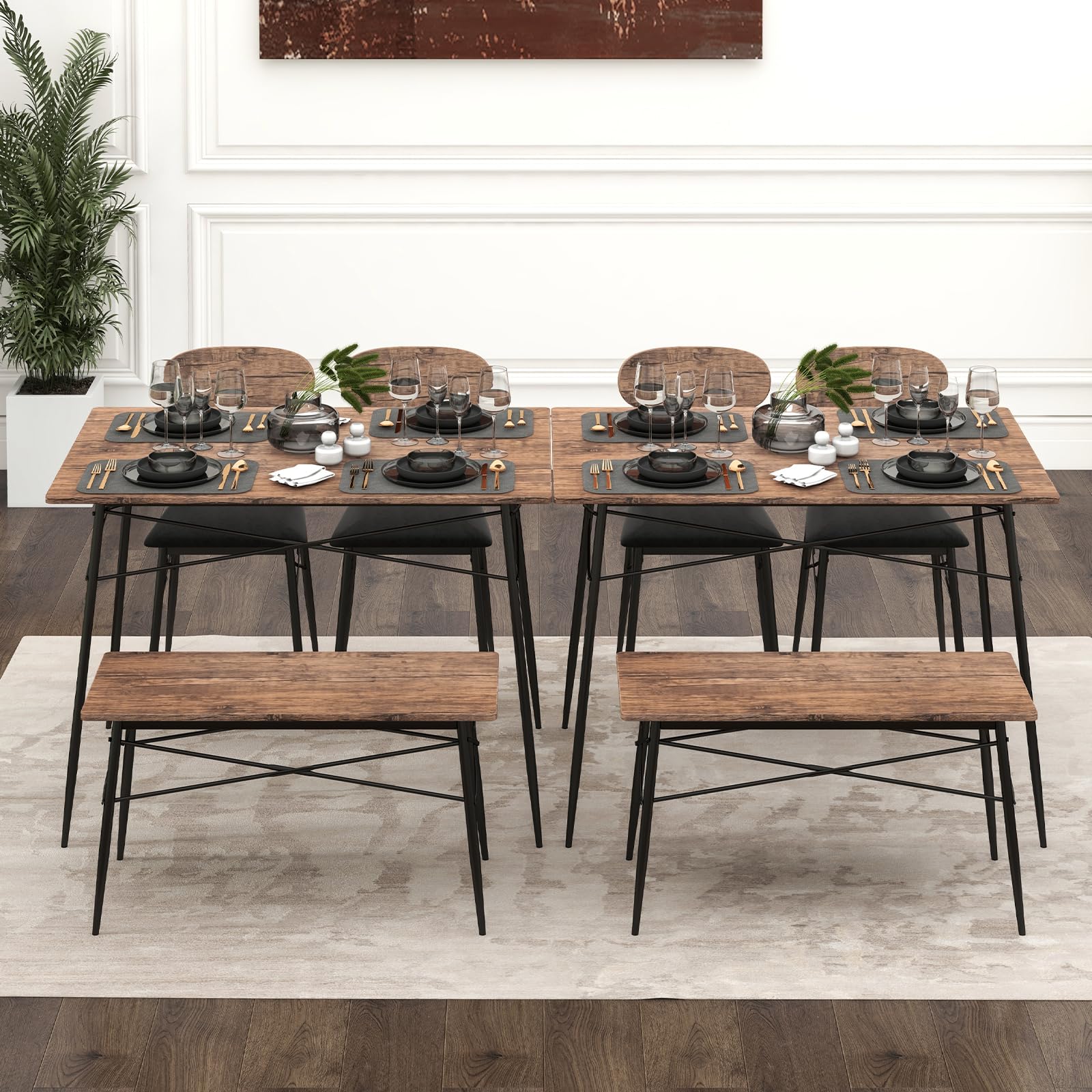 Giantex Dining Table Set for 4