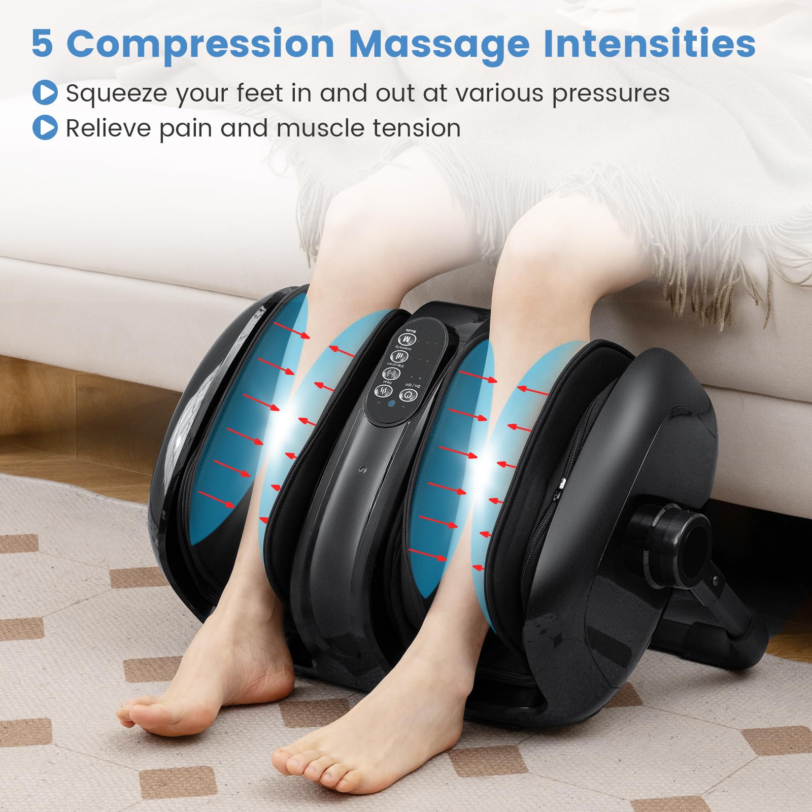 Giantex Foot Massager with Heat, Electric Foot Massager