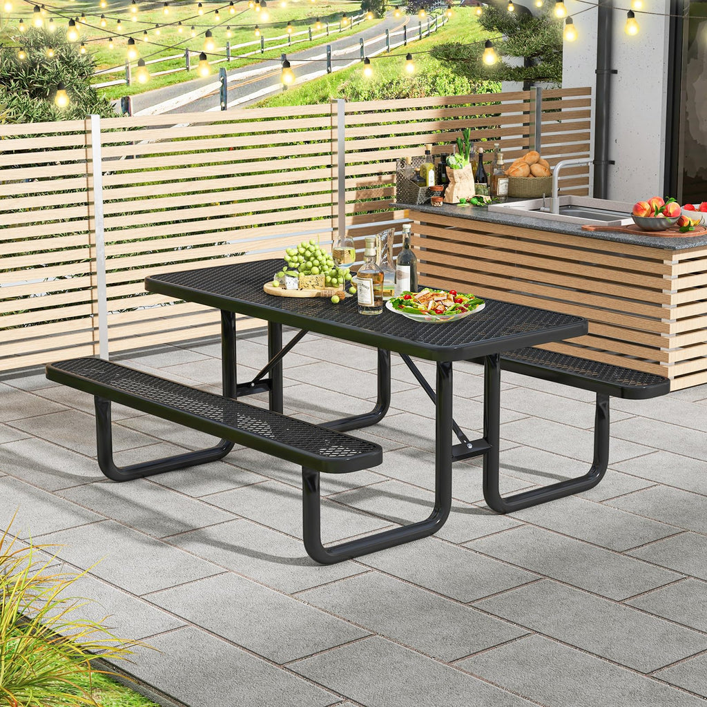 Giantex picnic table bench set sale