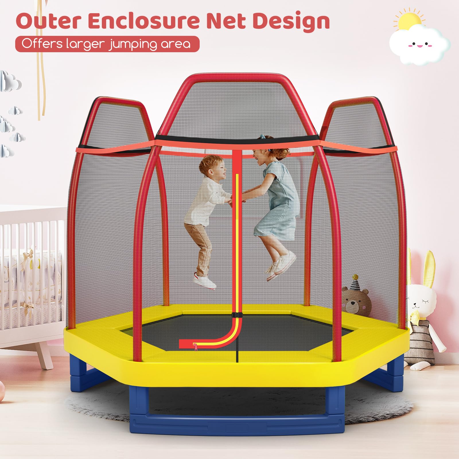 Giantex trampoline best sale