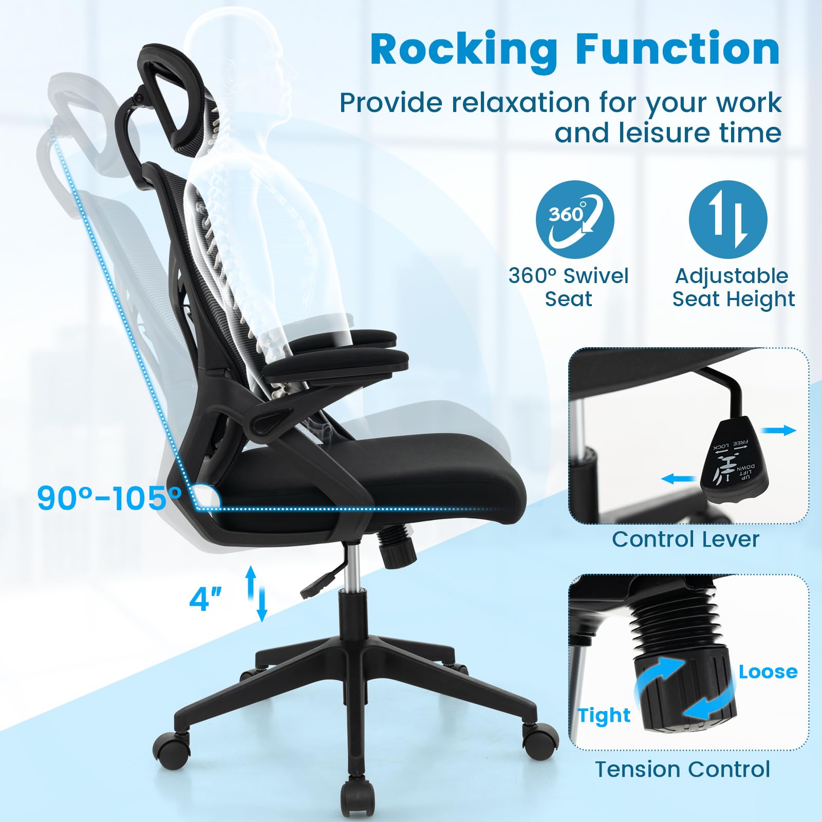 Giantex Ergonomic Mesh Office Chair