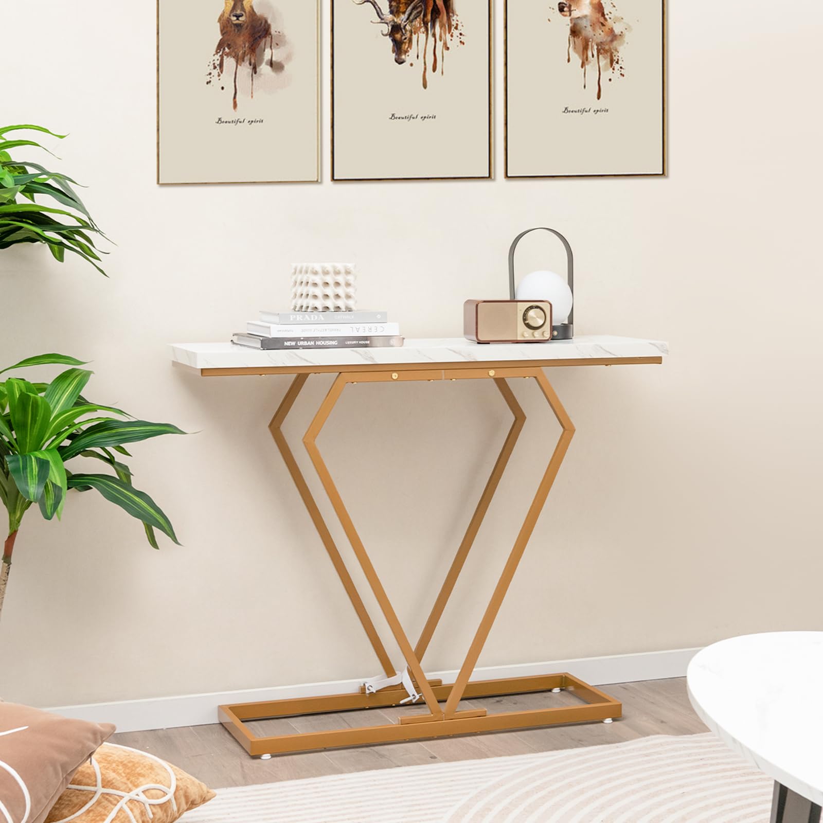 Giantex 39.5-Inch Modern Entryway Table