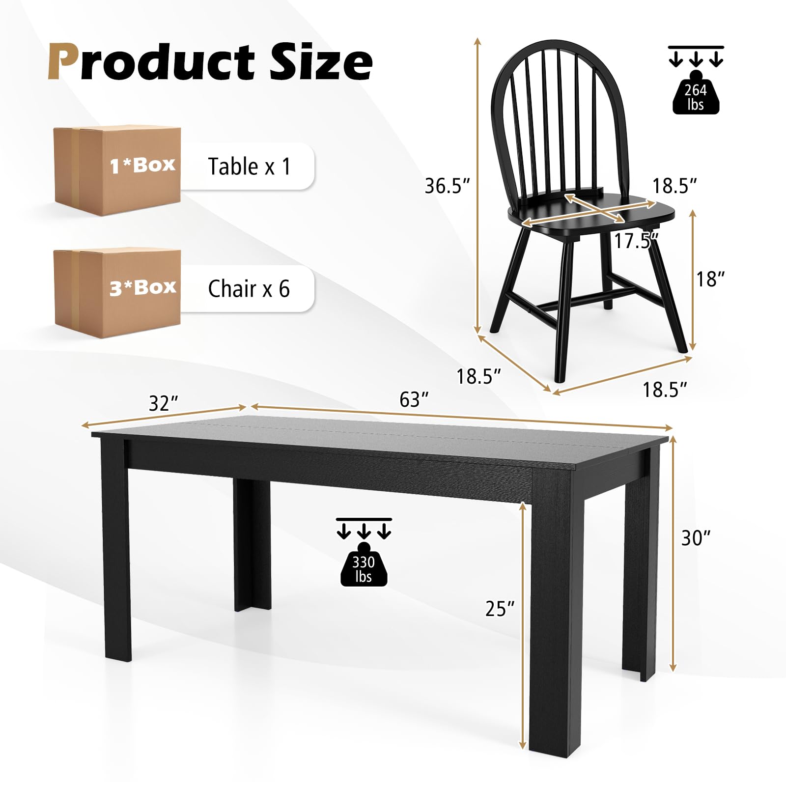 Giantex Dining Table Set