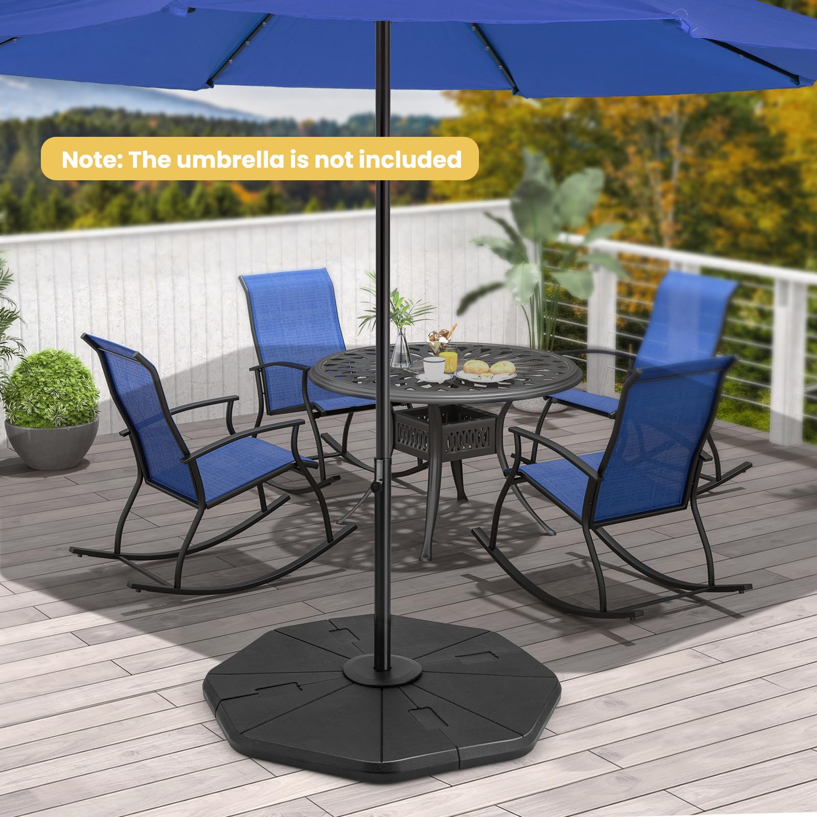 Giantex 208 lbs Patio Offset Umbrella Base