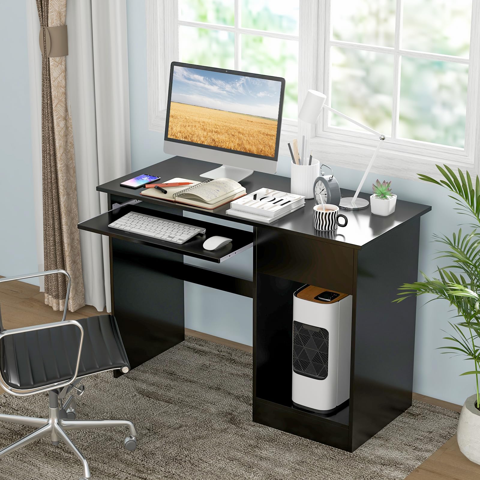 Giantex Home Office Desk with Drawer