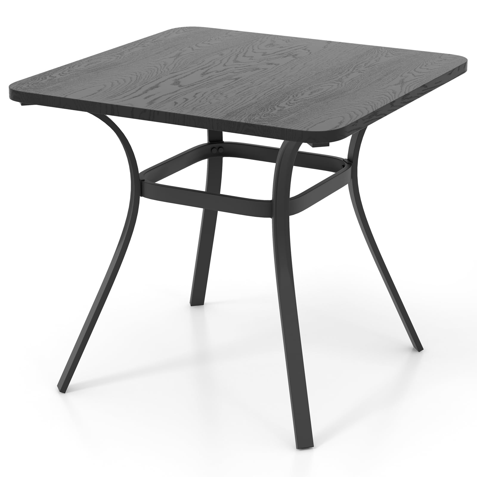 Giantex Patio Dining Table, 32”x32”x29” Outdoor Table