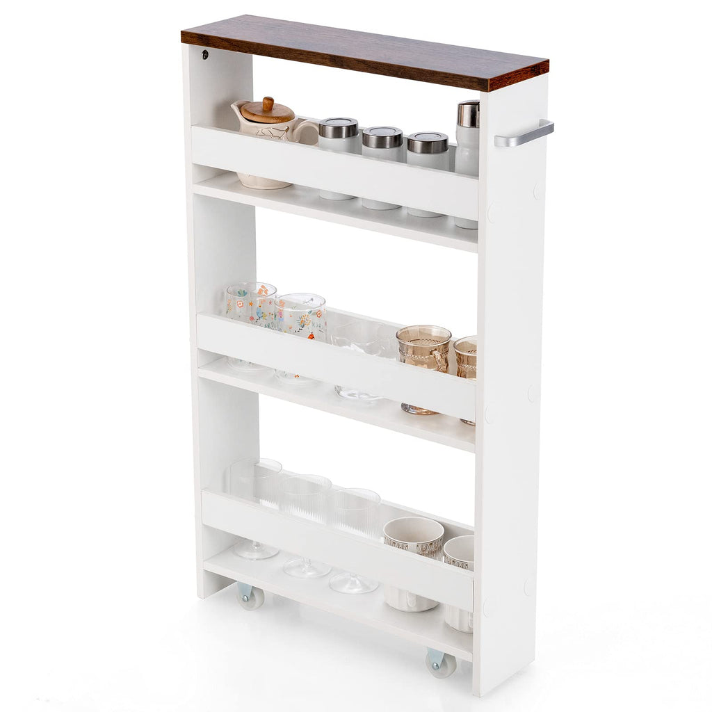 4 Tier Slim Storage hot Cart FREE SHIPPING