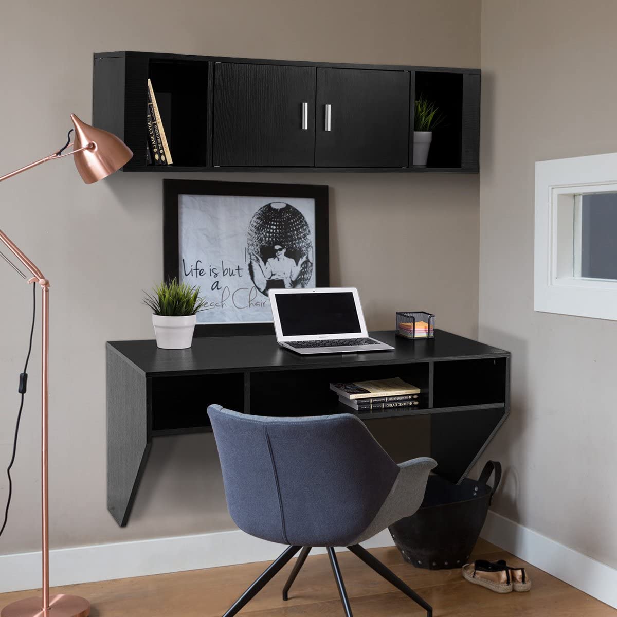 Wall Mounted Floating Computer Desk