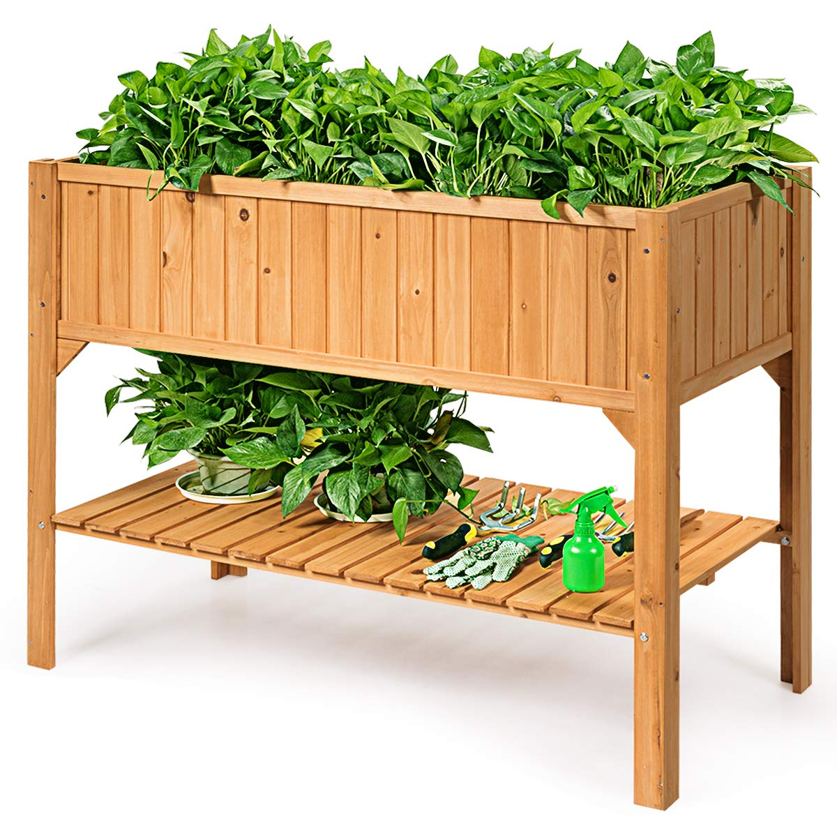 Raised Garden Planter Bed Box, 47" L x 22.5" W x 35.5" H