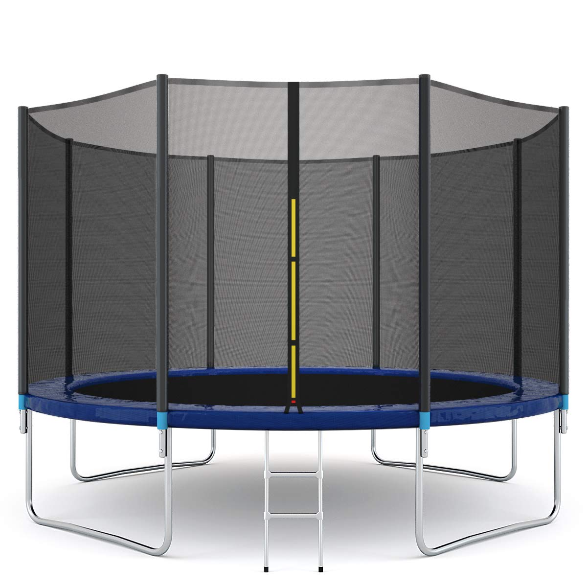  Giantex Trampoline, 16Ft ASTM Certified Approved Outdoor  Trampoline w/Enclosure Net, Recreational Trampolines w/Jumping Mat Ladder  Rust-Resistant Poles for Kids Adults : Sports & Outdoors