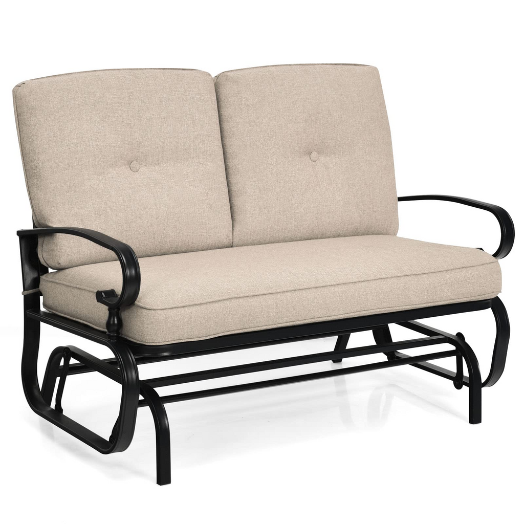 Patio glider cushions best sale