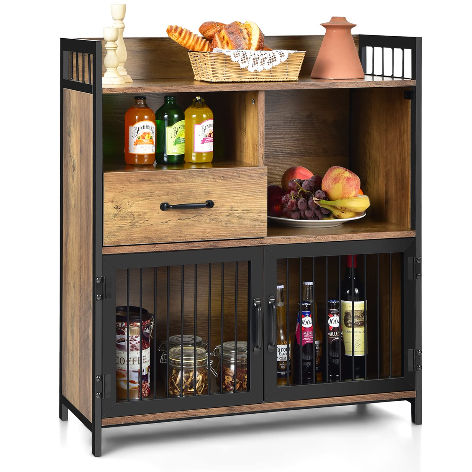 Giantex Buffet Cabinet with Storage, Kitchen Sideboard