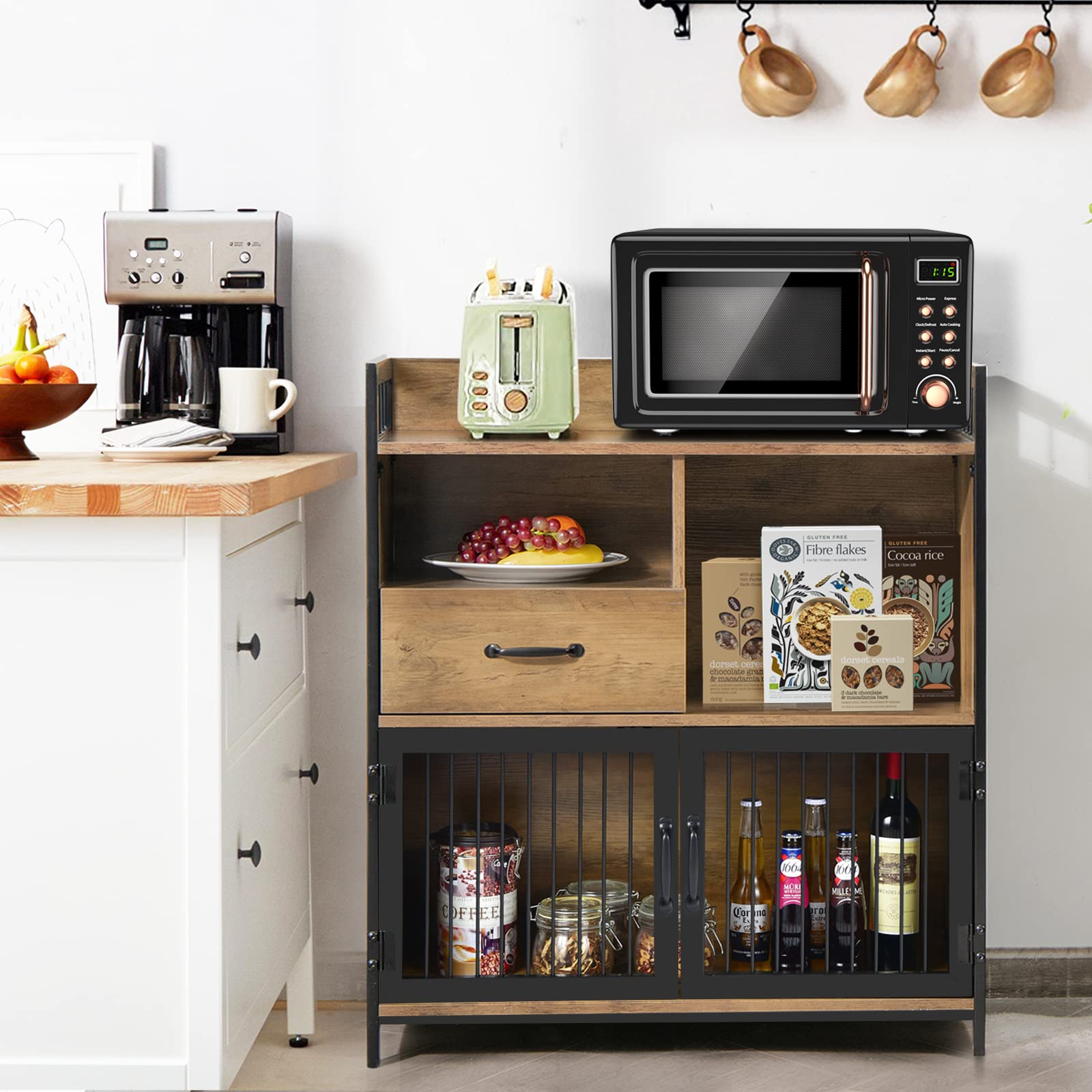 Giantex Buffet Cabinet with Storage, Kitchen Sideboard