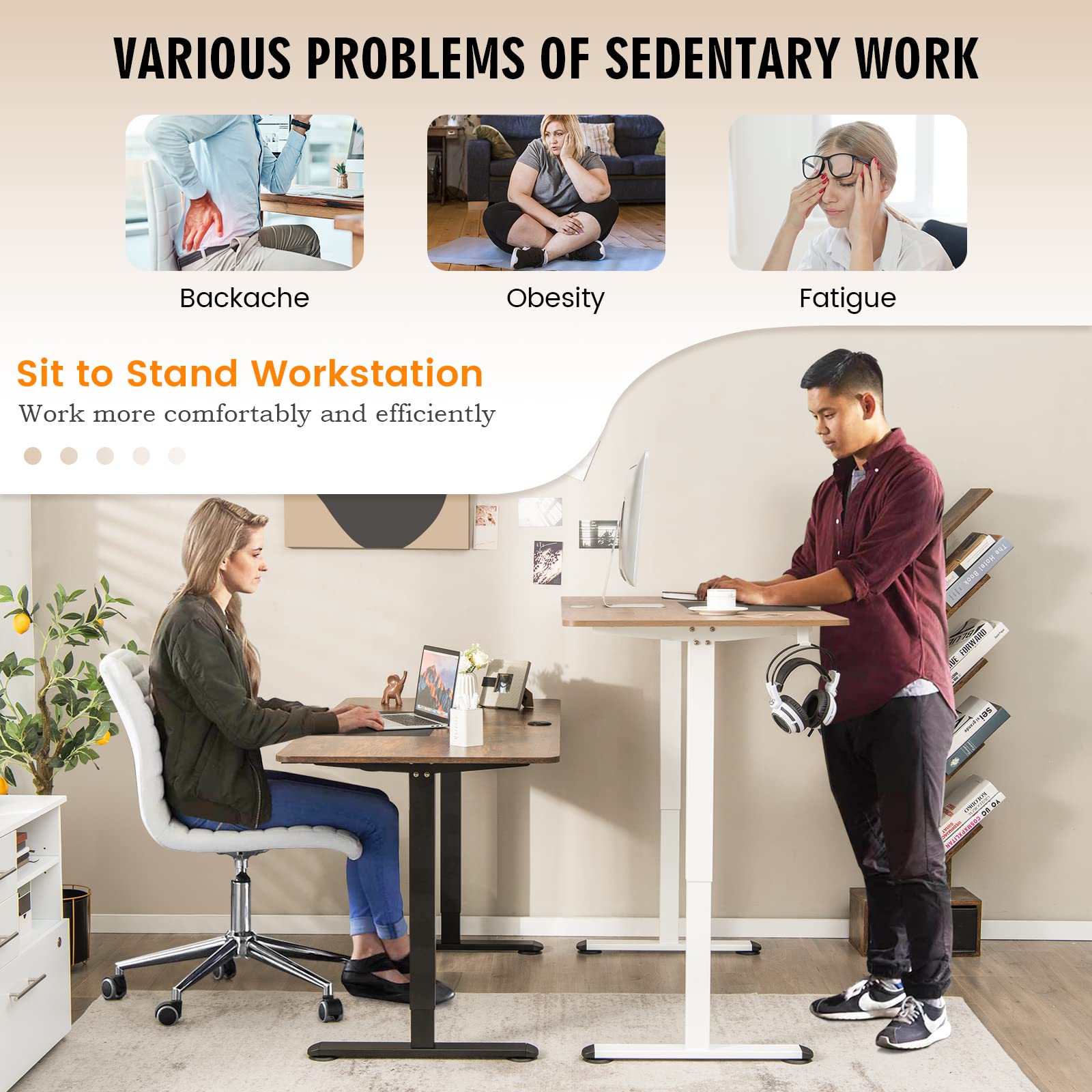 Giantex Electric Height Adjustable Standing Desk