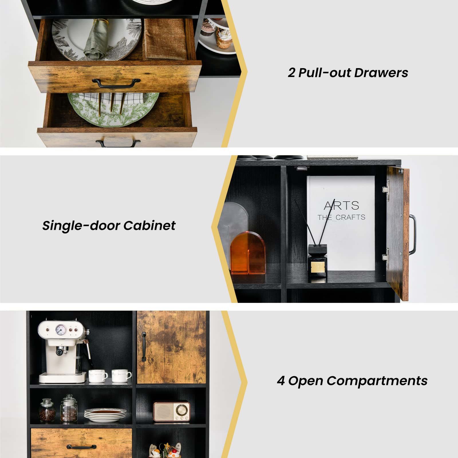 Giantex Buffet Cabinet with Storage