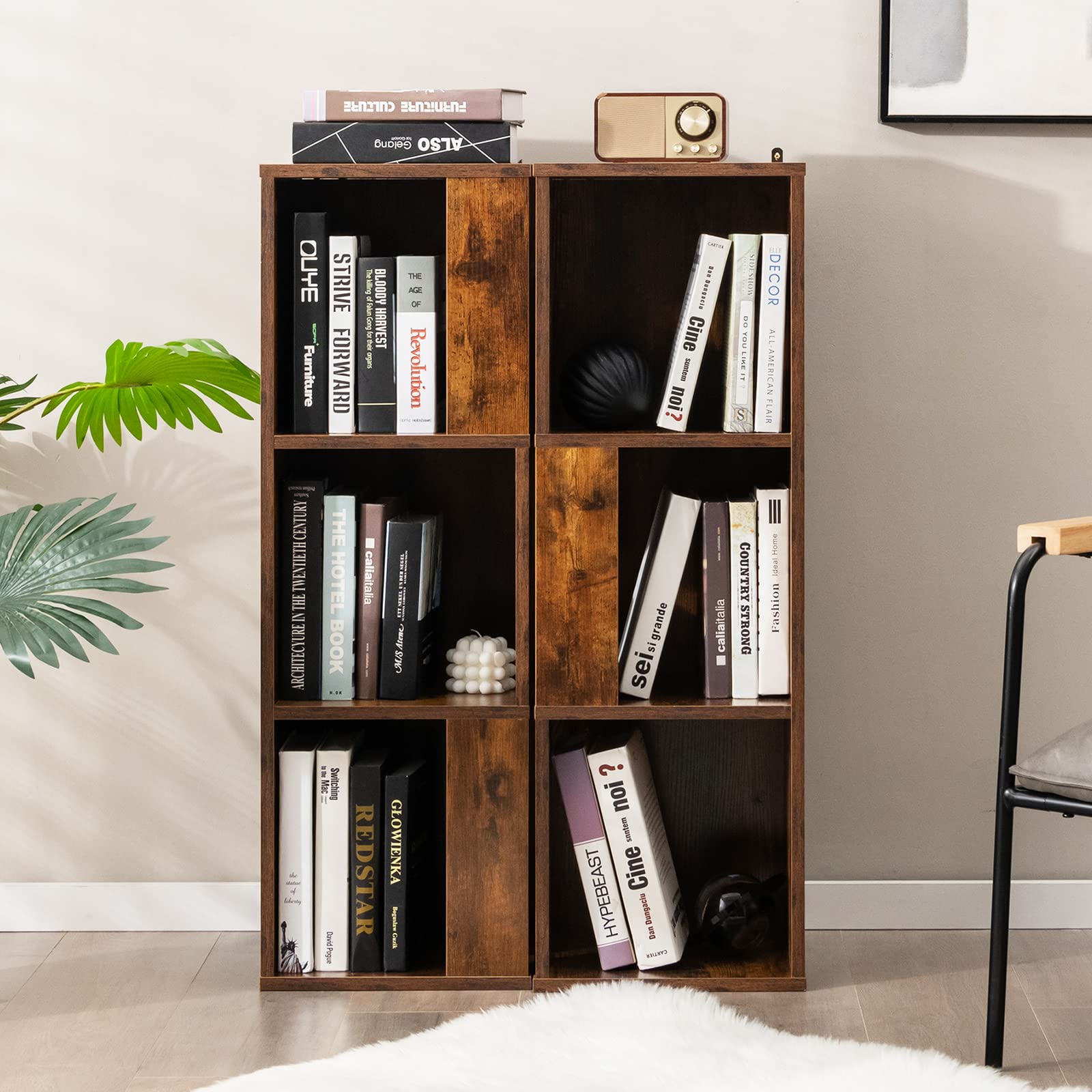 Giantex 6 Cube Bookcase