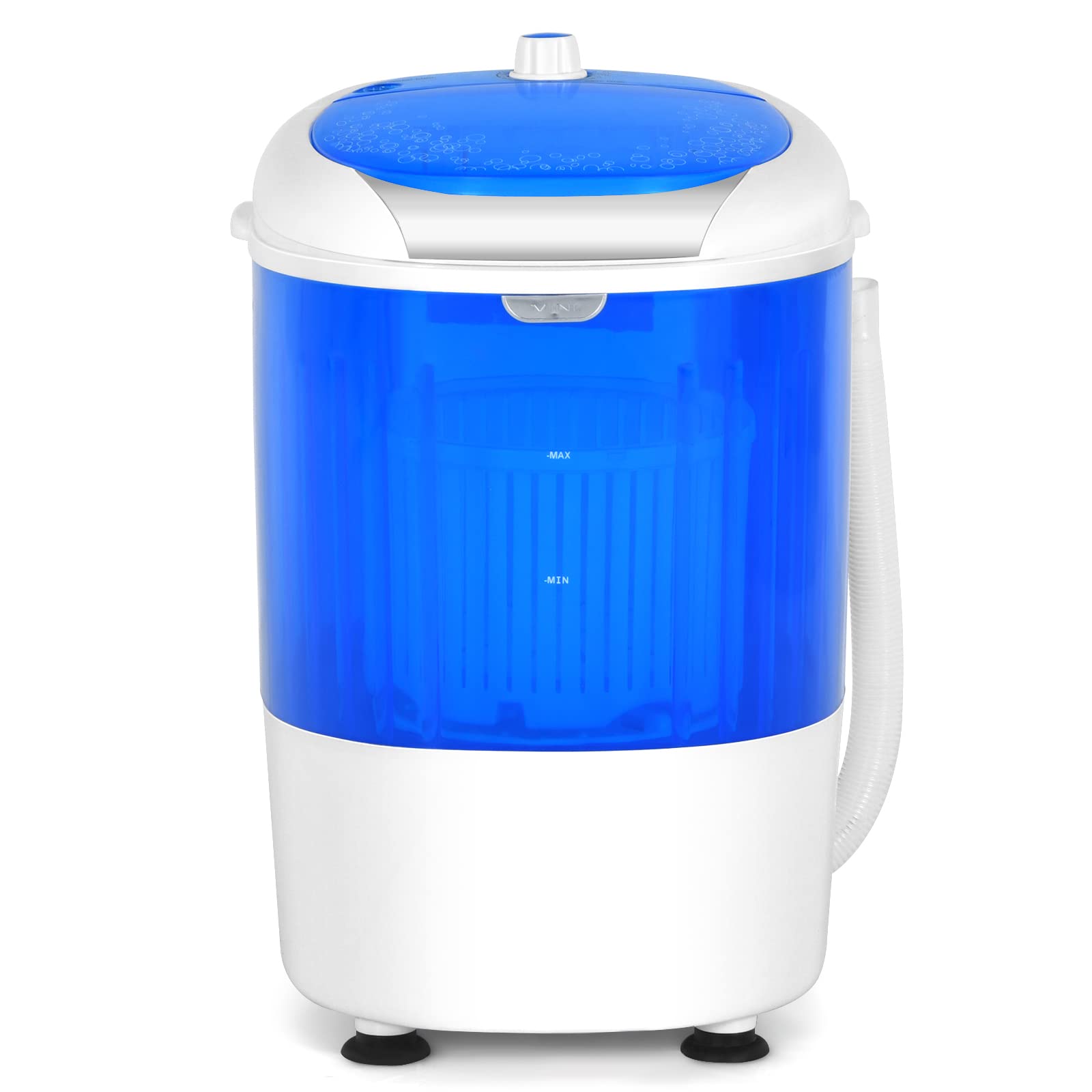 Giantex Mini Machine a Laver Portable à Double Cuve - Capacité 10,5 kg  Blanc+Bleu - Mini lave-linge - Achat & prix